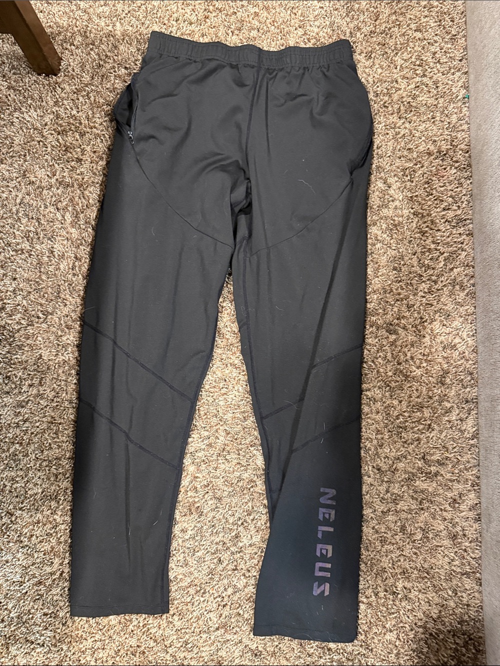 Men's Black Performance Joggers